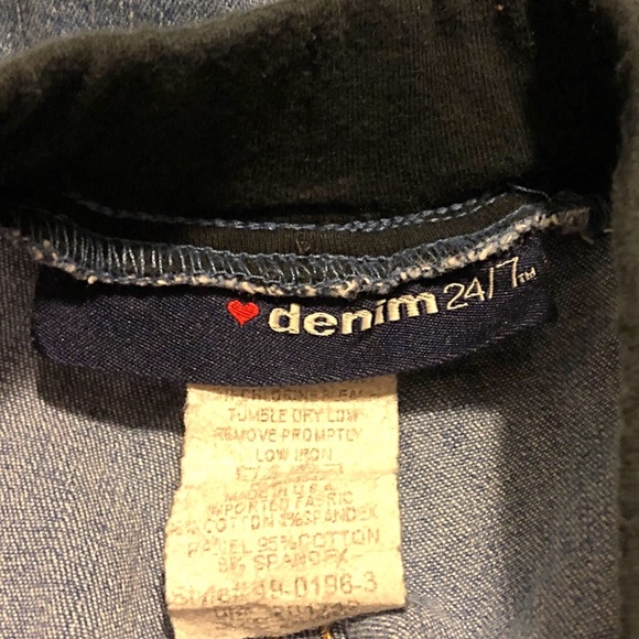 Jeans-Tapered Leg, Covered Elastic - Picture 5 of 6